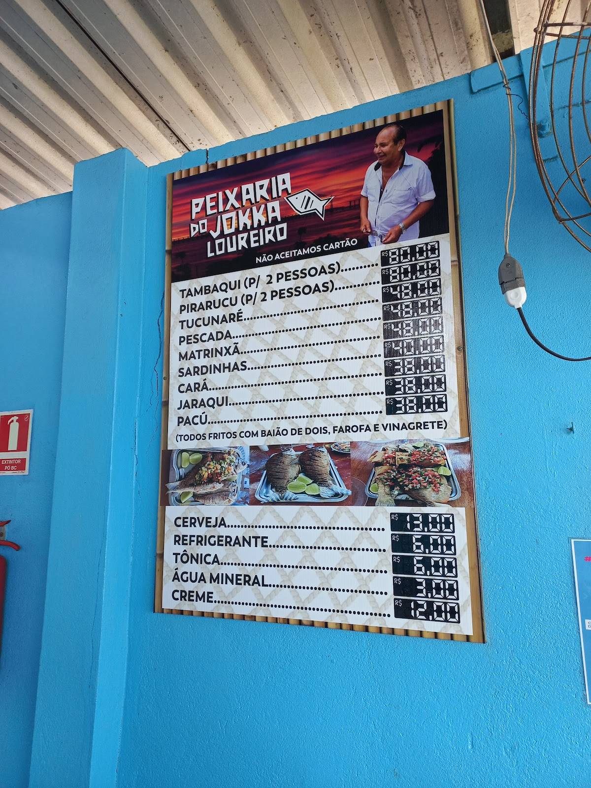 Peixaria Do Jokka Loureiro cardápio