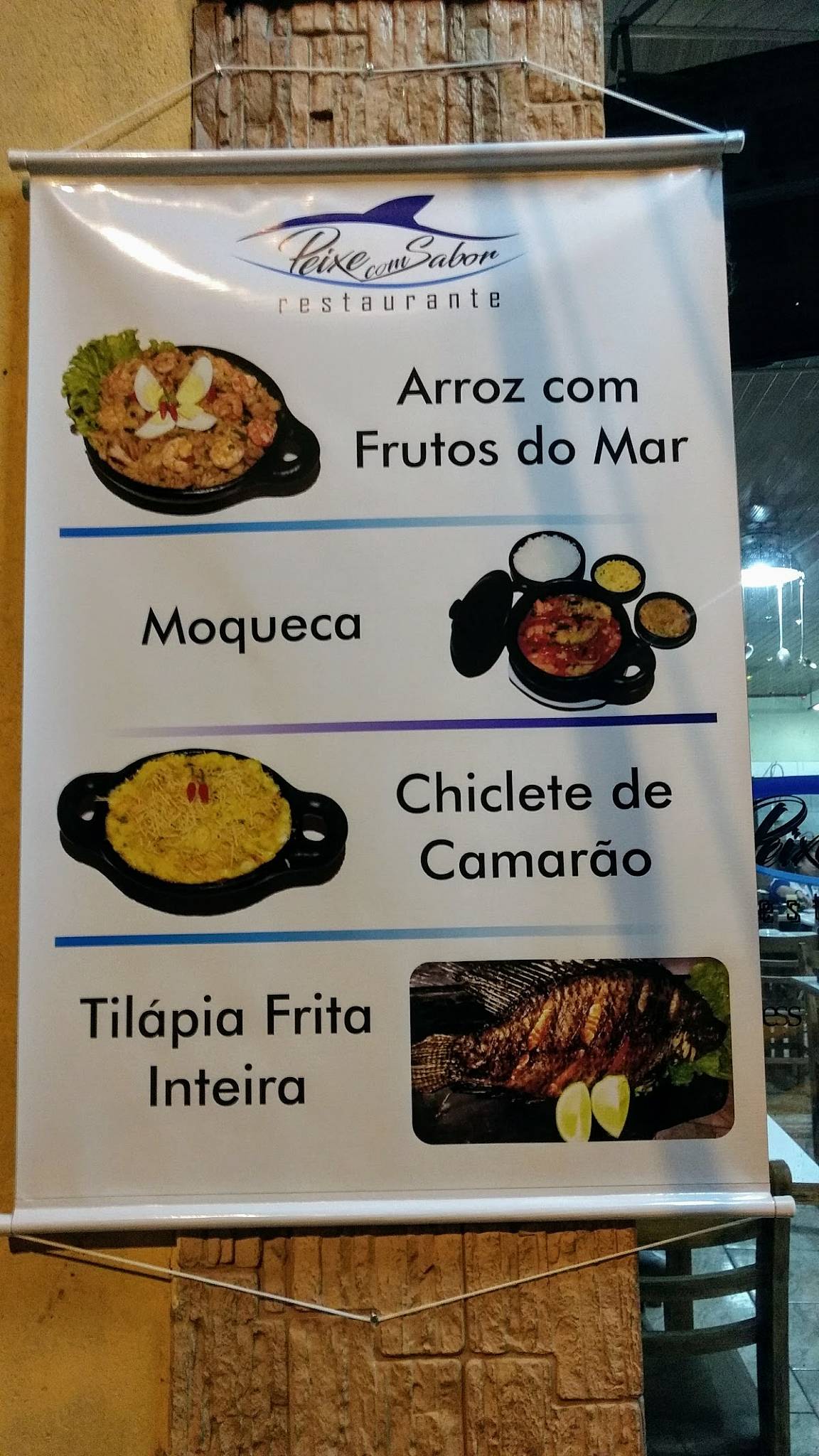 Peixe com Sabor cardápio