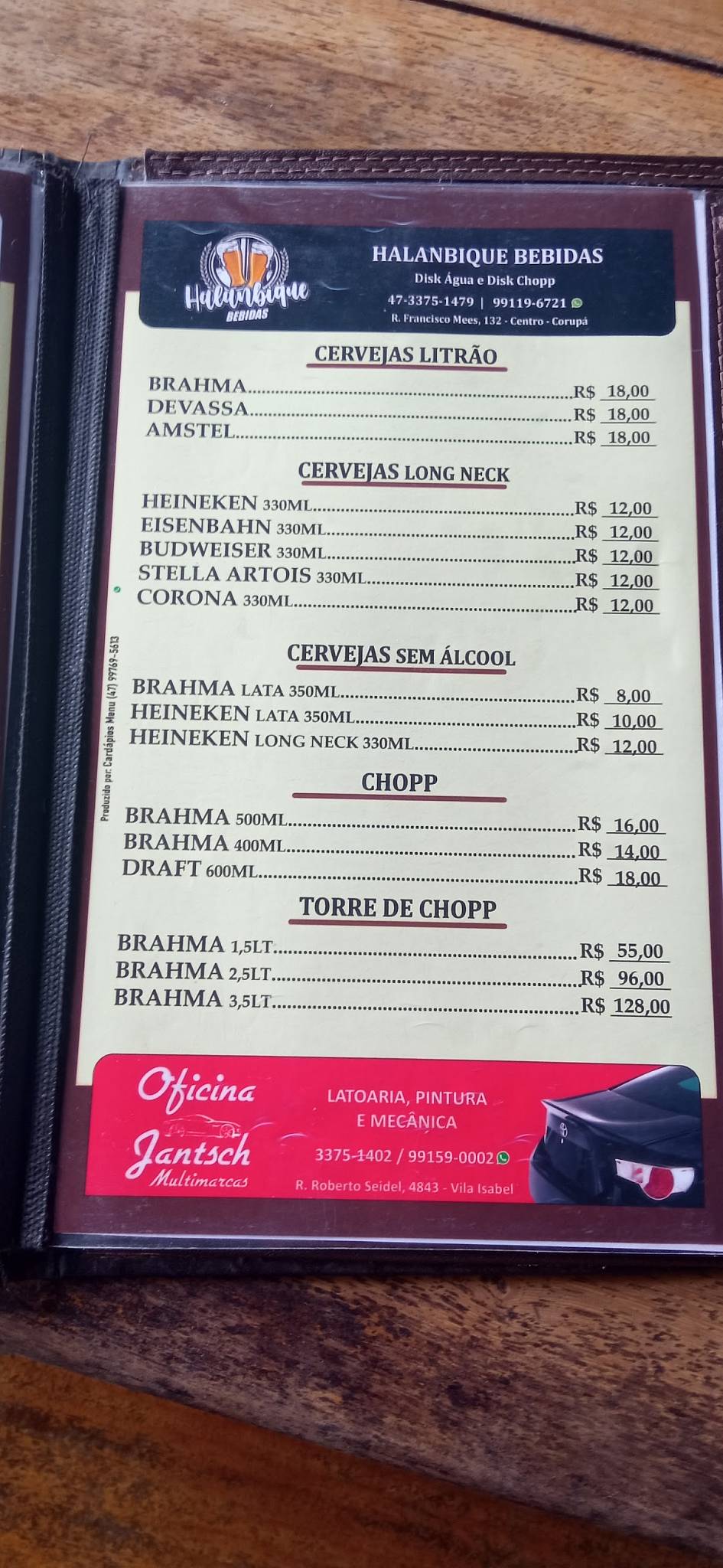 Pesque Pague Recanto Dos Lagos cardápio