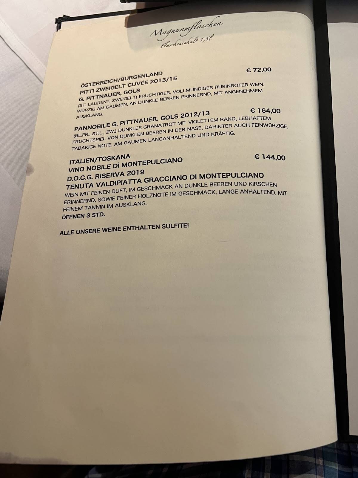 Menu de Piano Bar-Cafe-Restaurant
