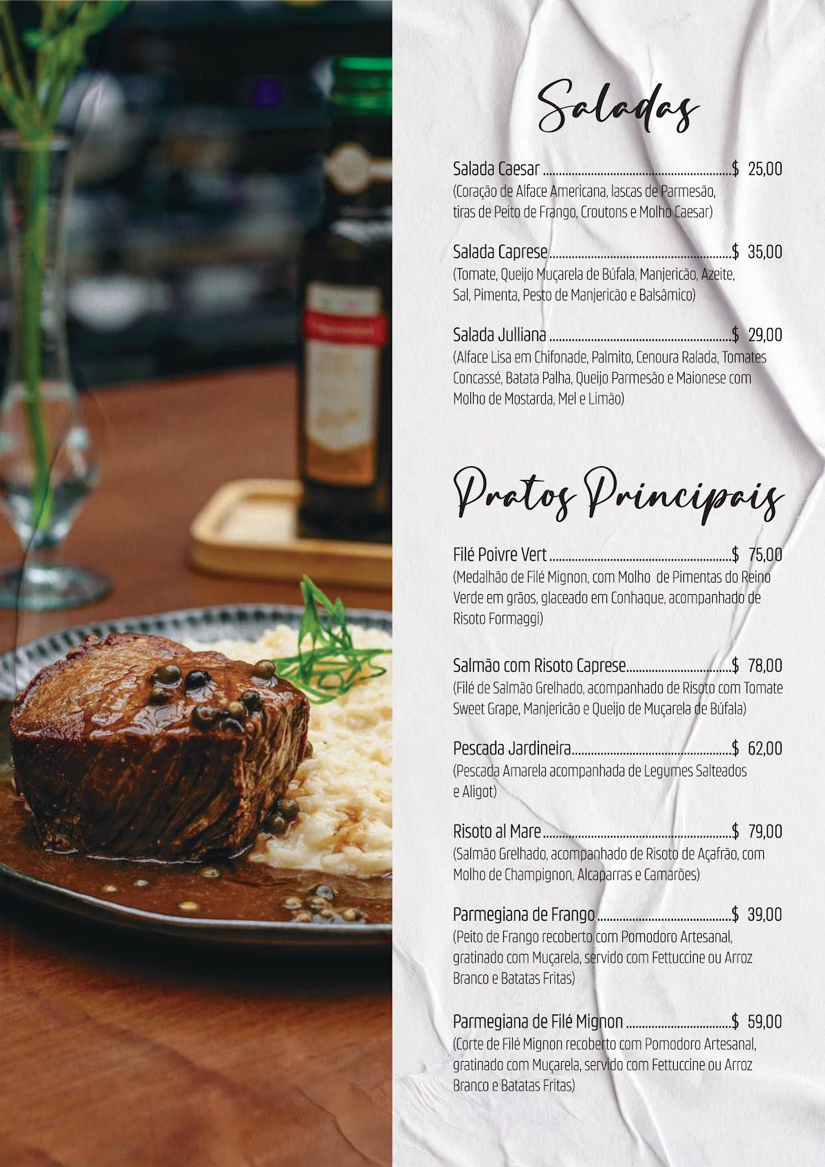 Piazza 596 Trattoria Planaltina -DF cardápio