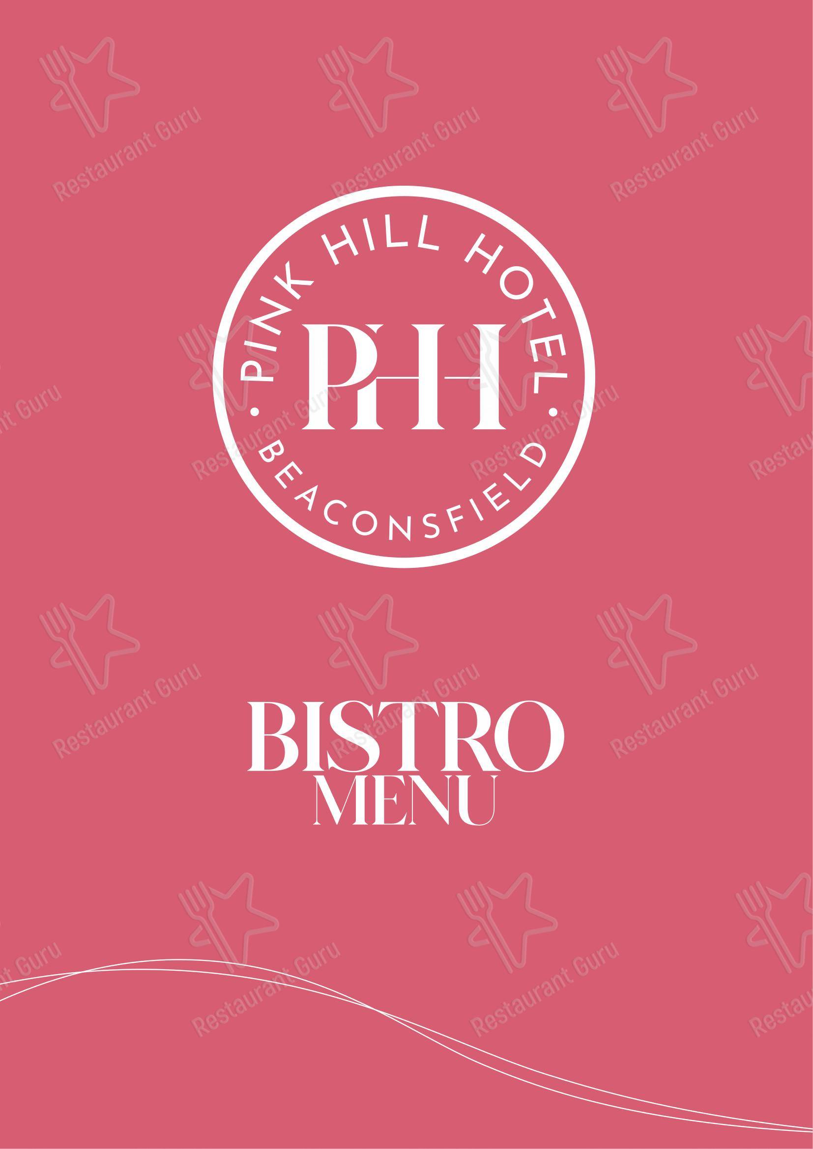 Menu At Pink Hill Hotel Pub Bar Beaconsfield menu-at-pink-hill-hotel-pub-bar-beaconsfield