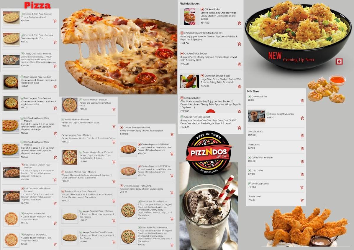 PizzNdos Let's Eat HAFLONG menu