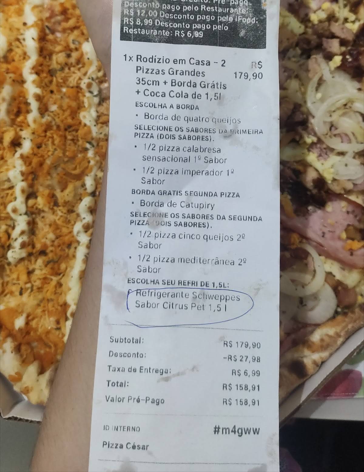 Pizza Cesar - Taguatinga cardápio