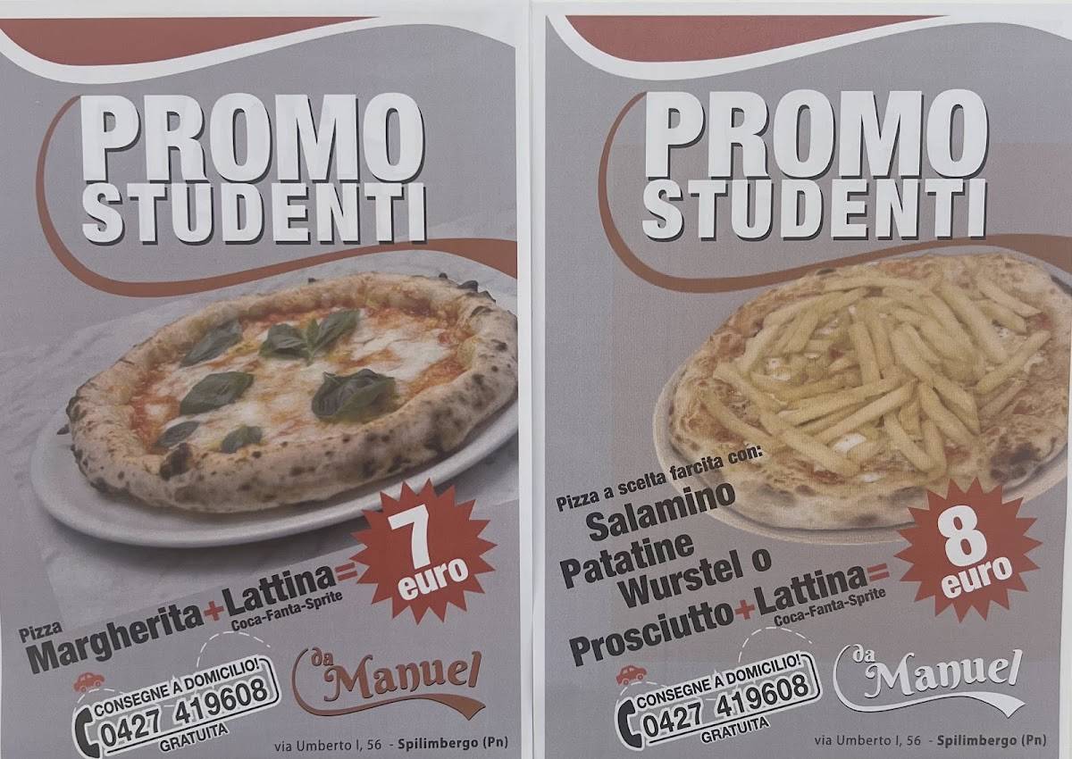 Menu di Pizza & Kebab Da Manuel di Alia Erjola 