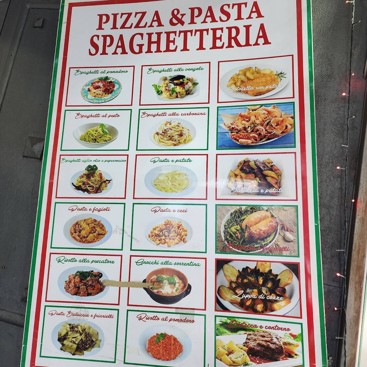 Menu di Pizza & Pasta CUCINA NAPOLETANA 