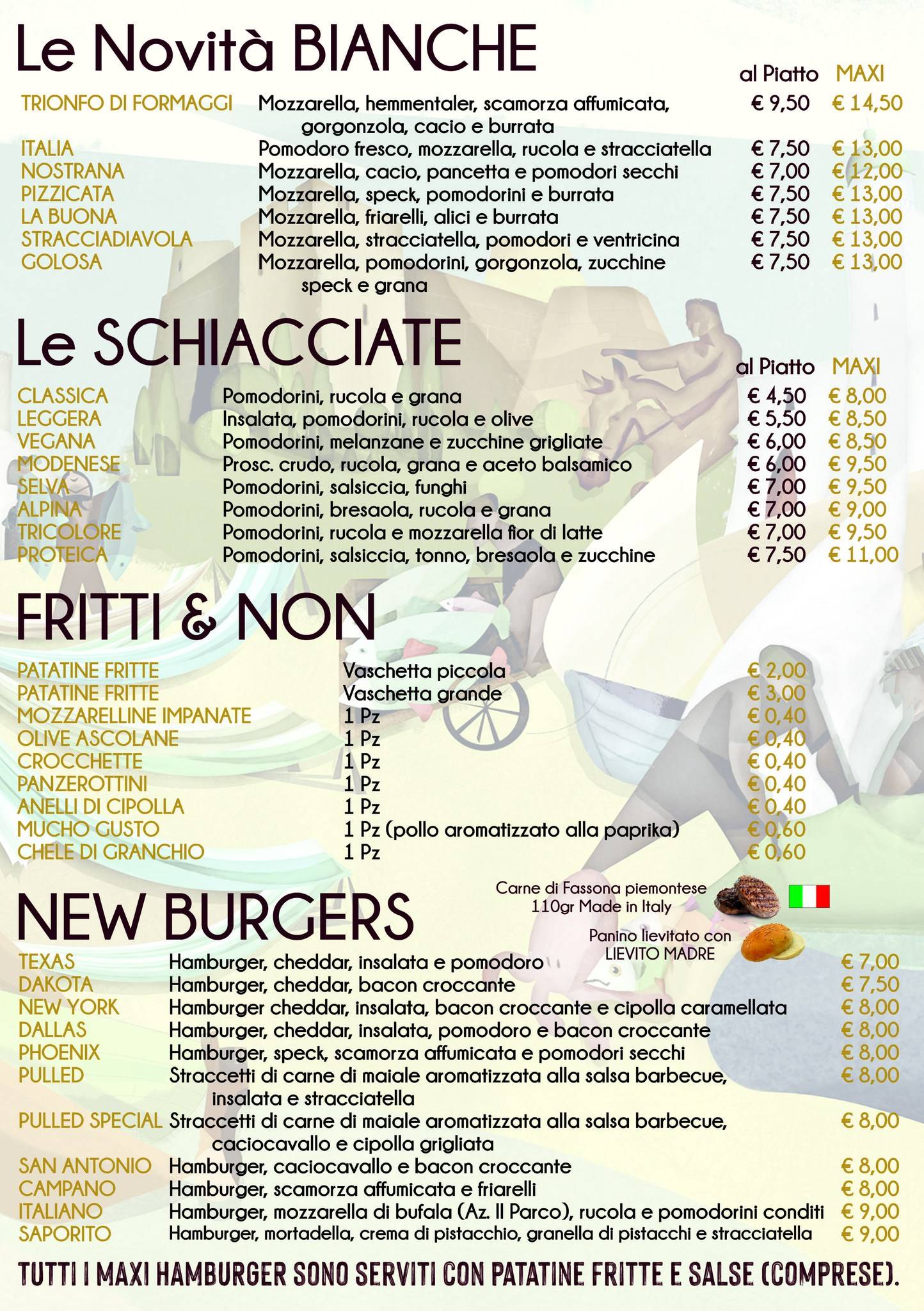 Menu di Pizza in Largo 