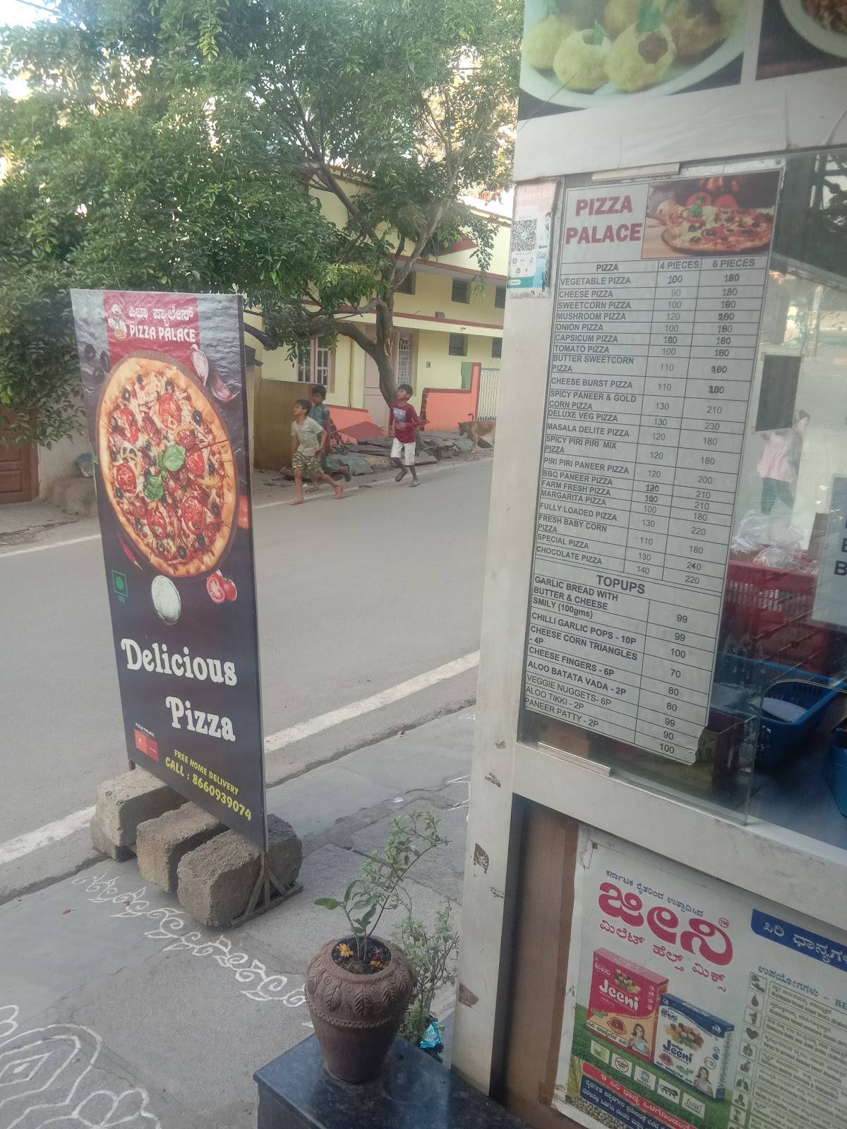 Pizza palace menu