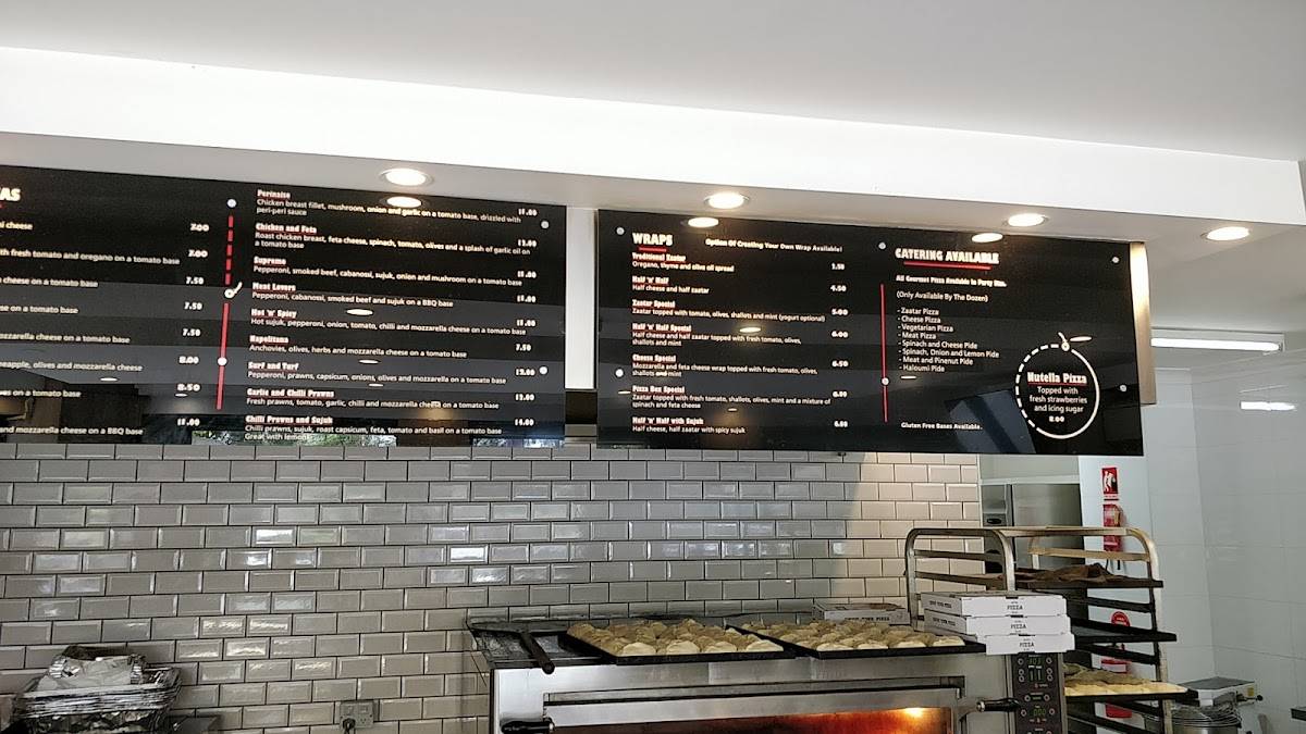 Menu at Pizzabox Café restaurant, Kogarah
