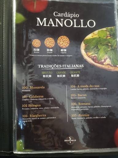 Pizzaria Don Manollo cardápio