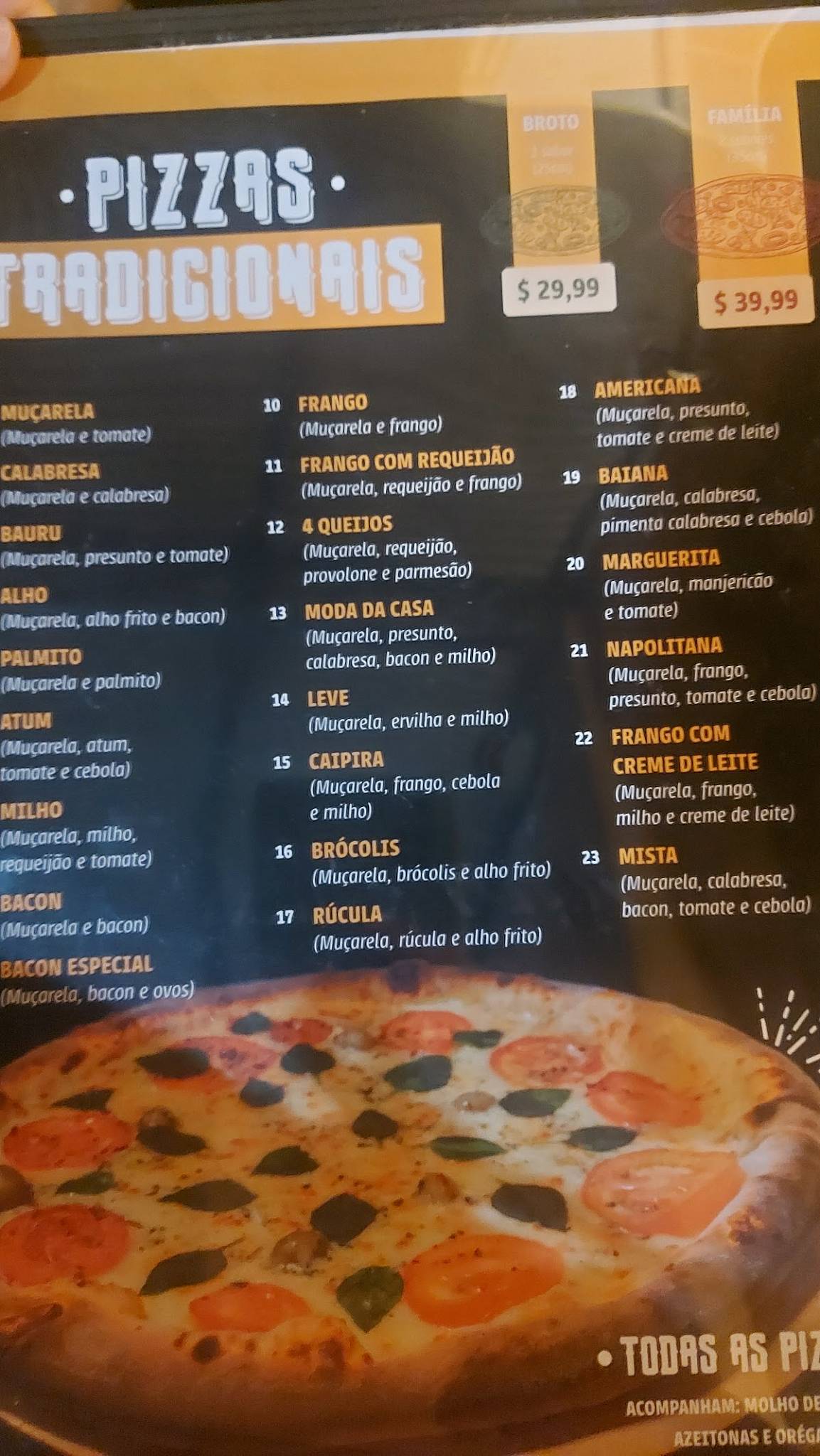 Pizzaria Du Bono cardápio