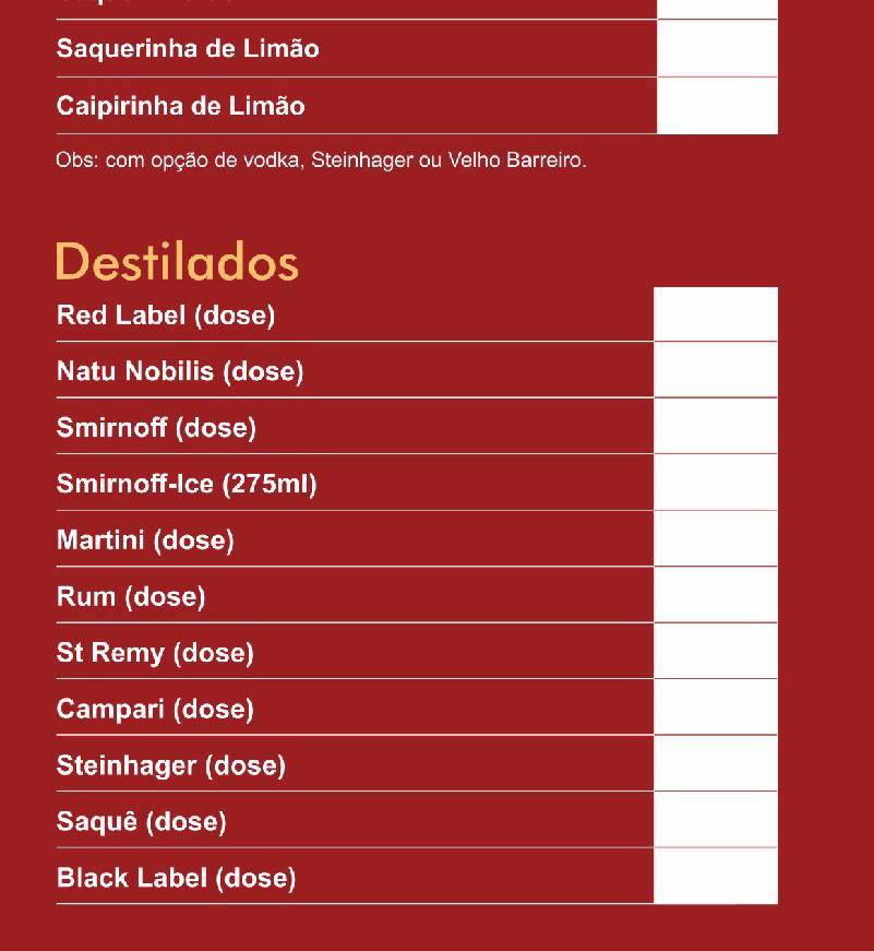 Pizzaria Holandês cardápio