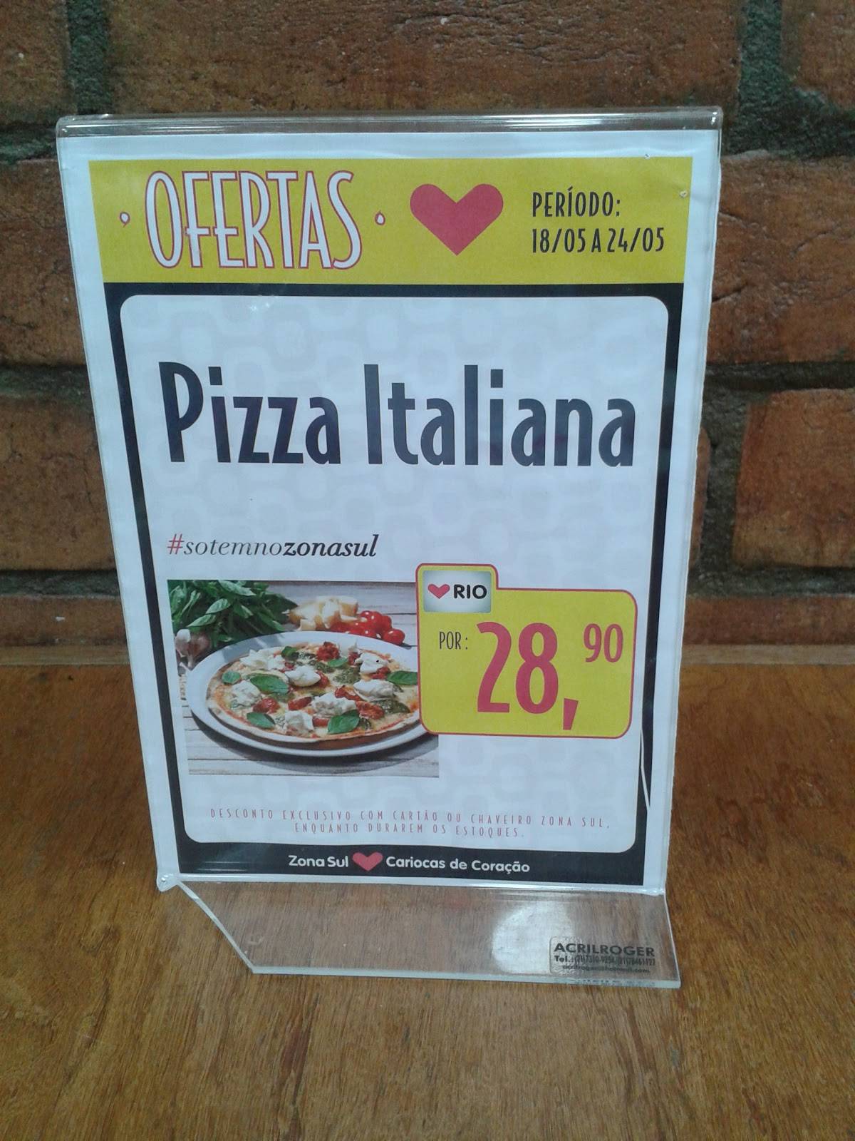 Pizzaria Zona Sul - Copacabana II cardápio
