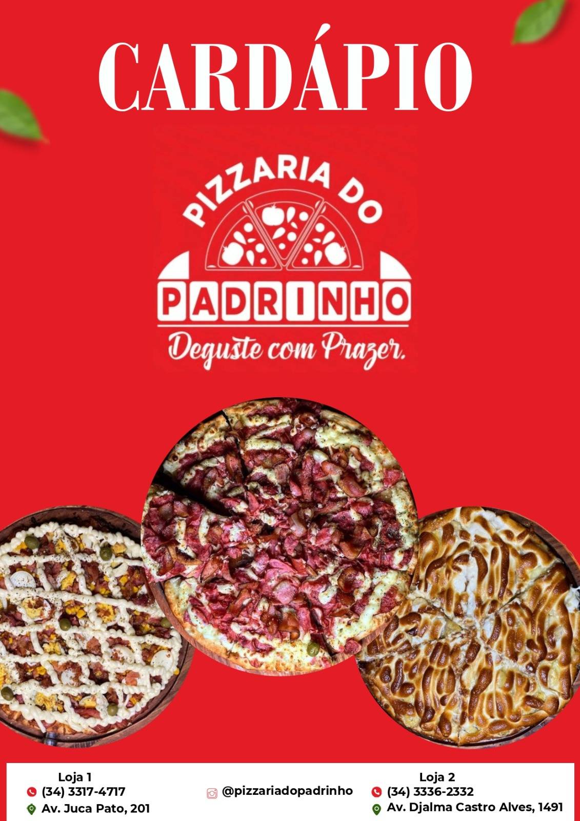 Pizzaria do Padrinho Loja -Beija Flor cardápio