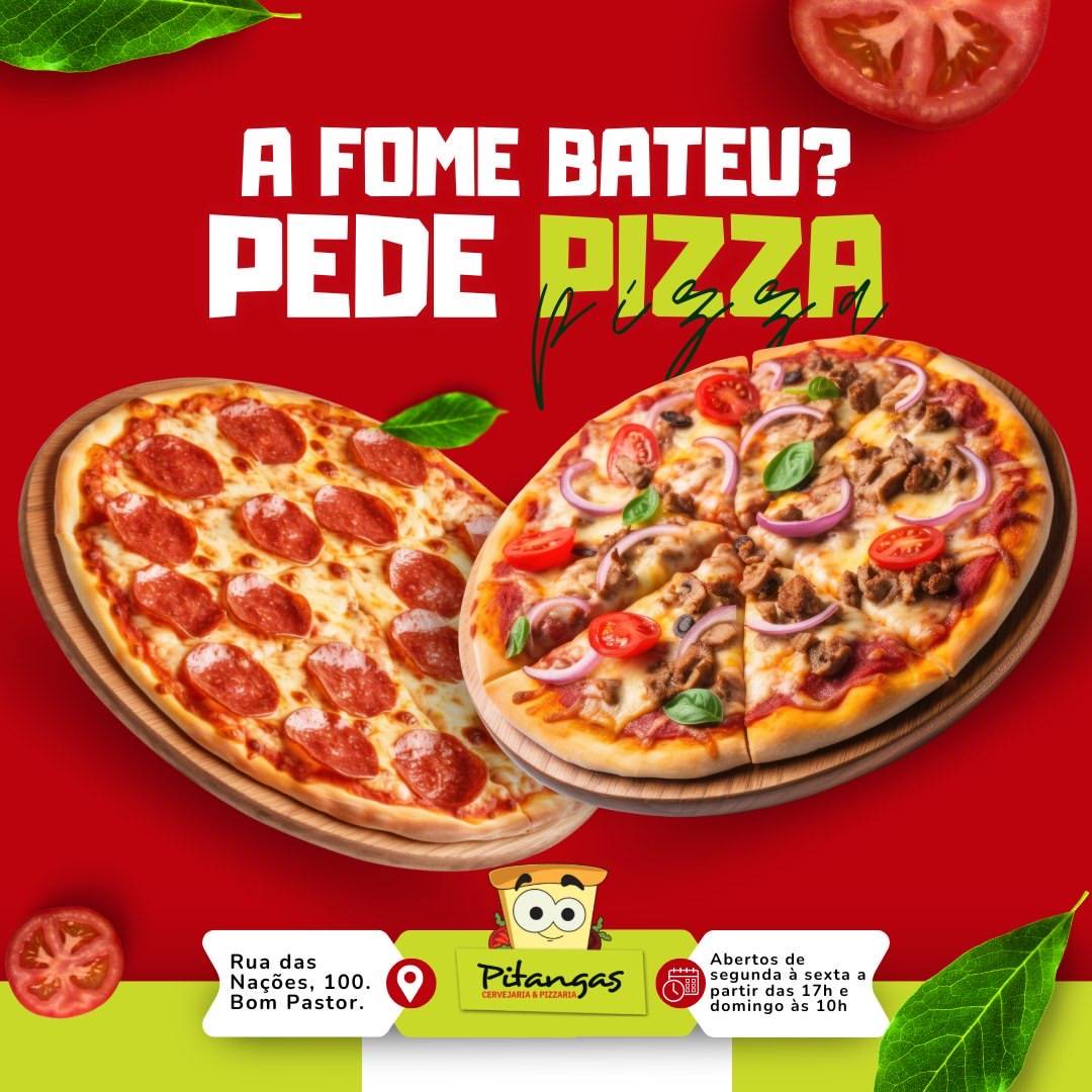Pizzaria e Restaurante em Divinópolis - Pitangas Delivery cardápio