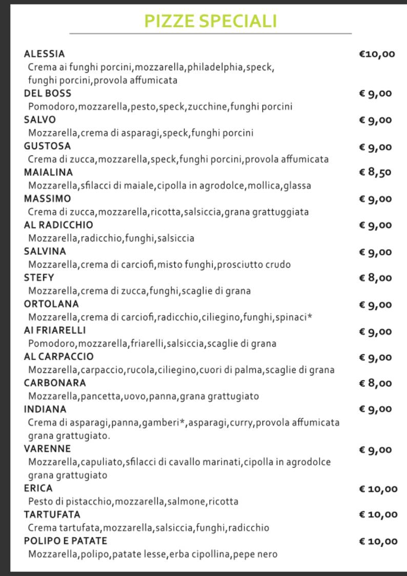 Menu di Il Ritrovo 