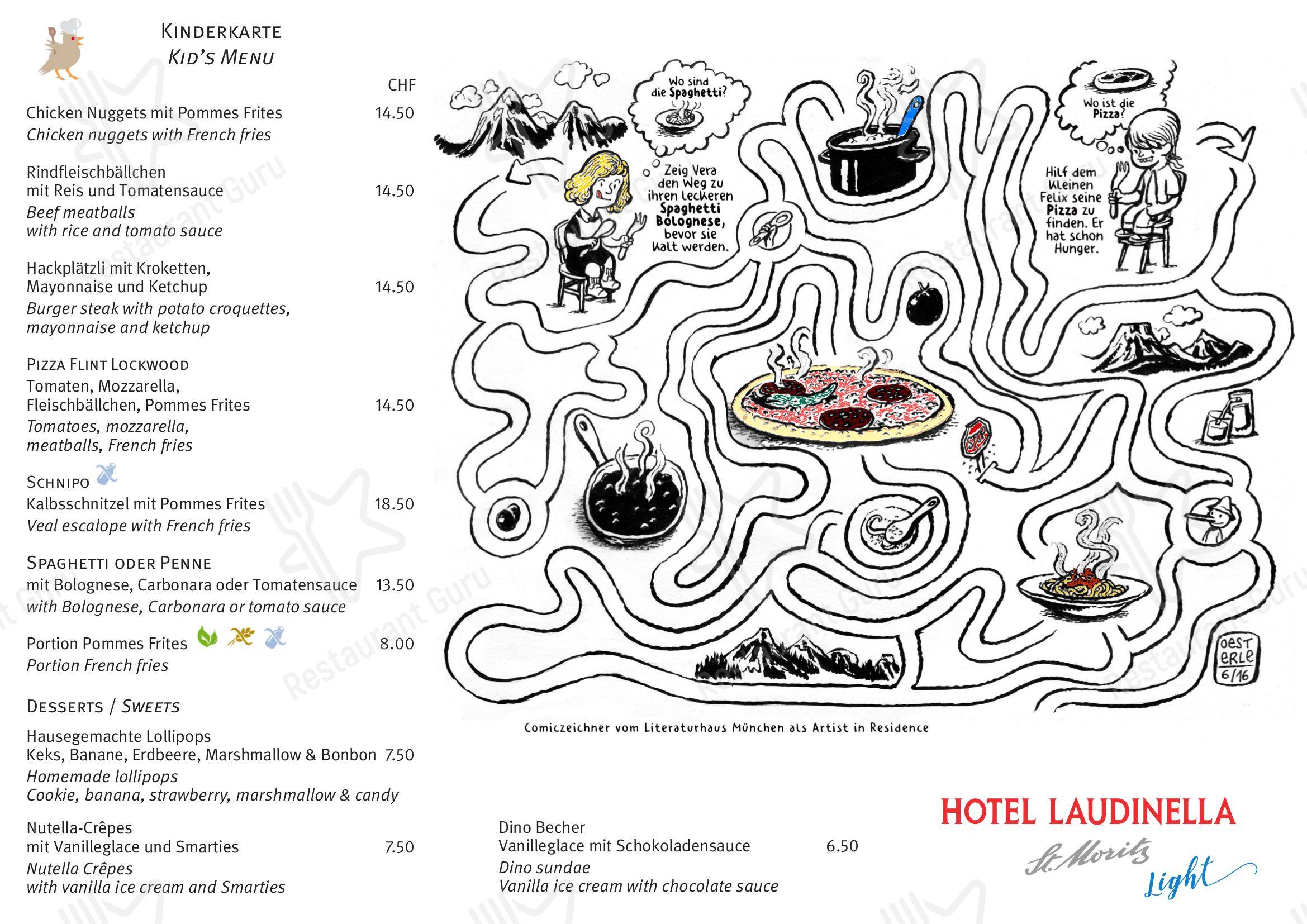 Детское per CARUSO – Pizza & Pasta ristorante