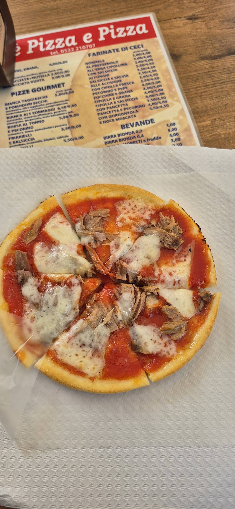 Menu di C 'è Pizza e Pizza 