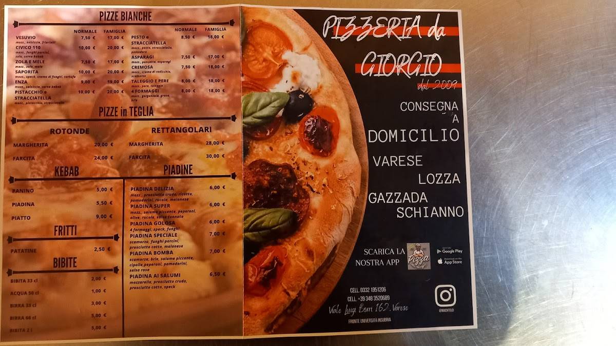 Menu di Da Giorgio 