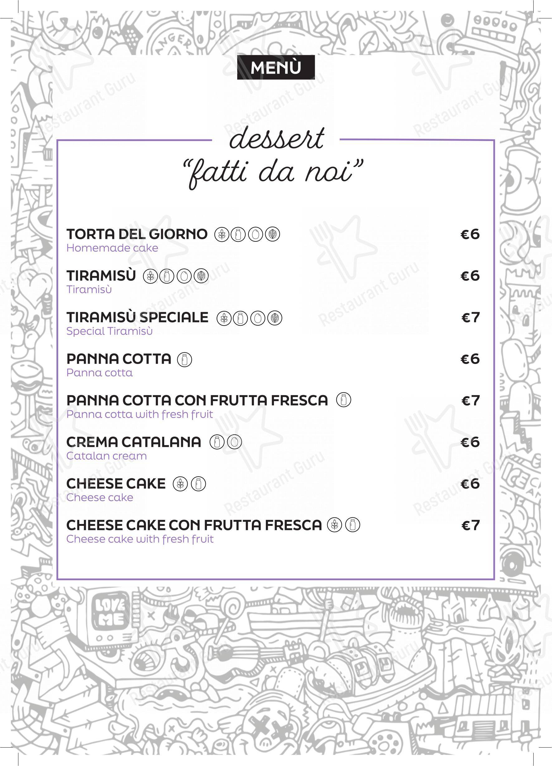 Menu per Pizzeria Damino pizzeria