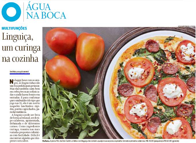 Don Carlo's Pizza Gourmet cardápio