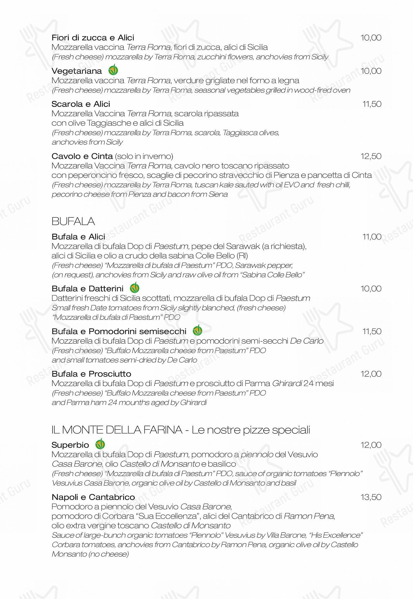 Emma in Roma - Drink menu