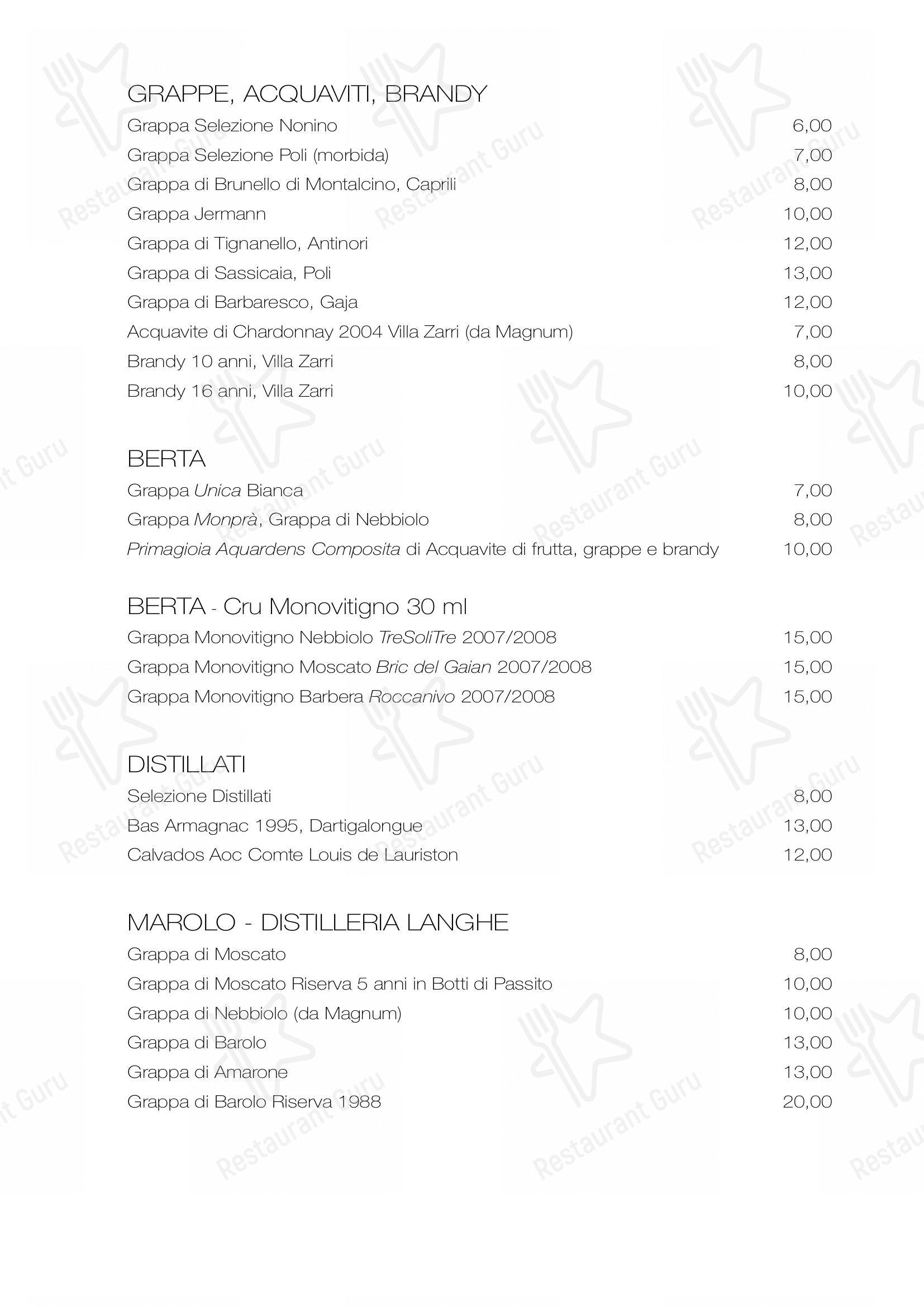 Крафт меню per Emma in Roma
