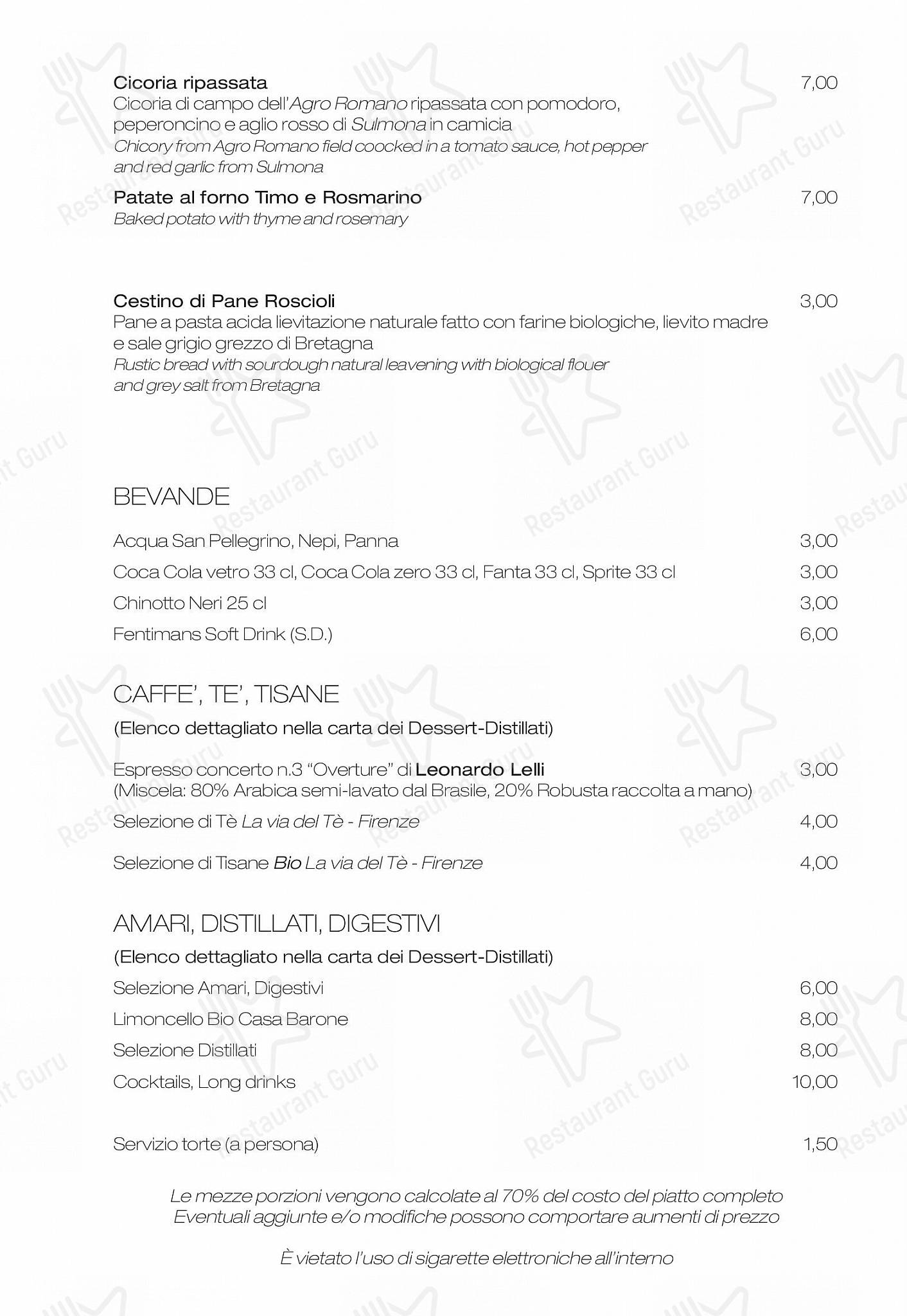 Menu di Emma - Drink menu