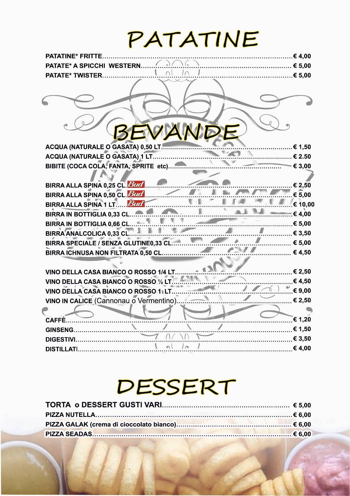 Menu di PEPITO PIZZA 
