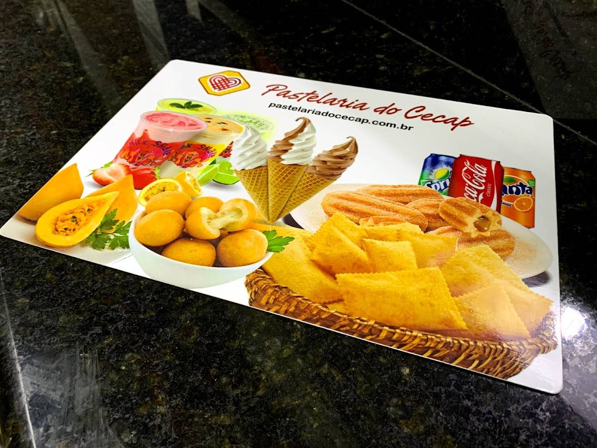 Pastelaria do Cecap cardápio