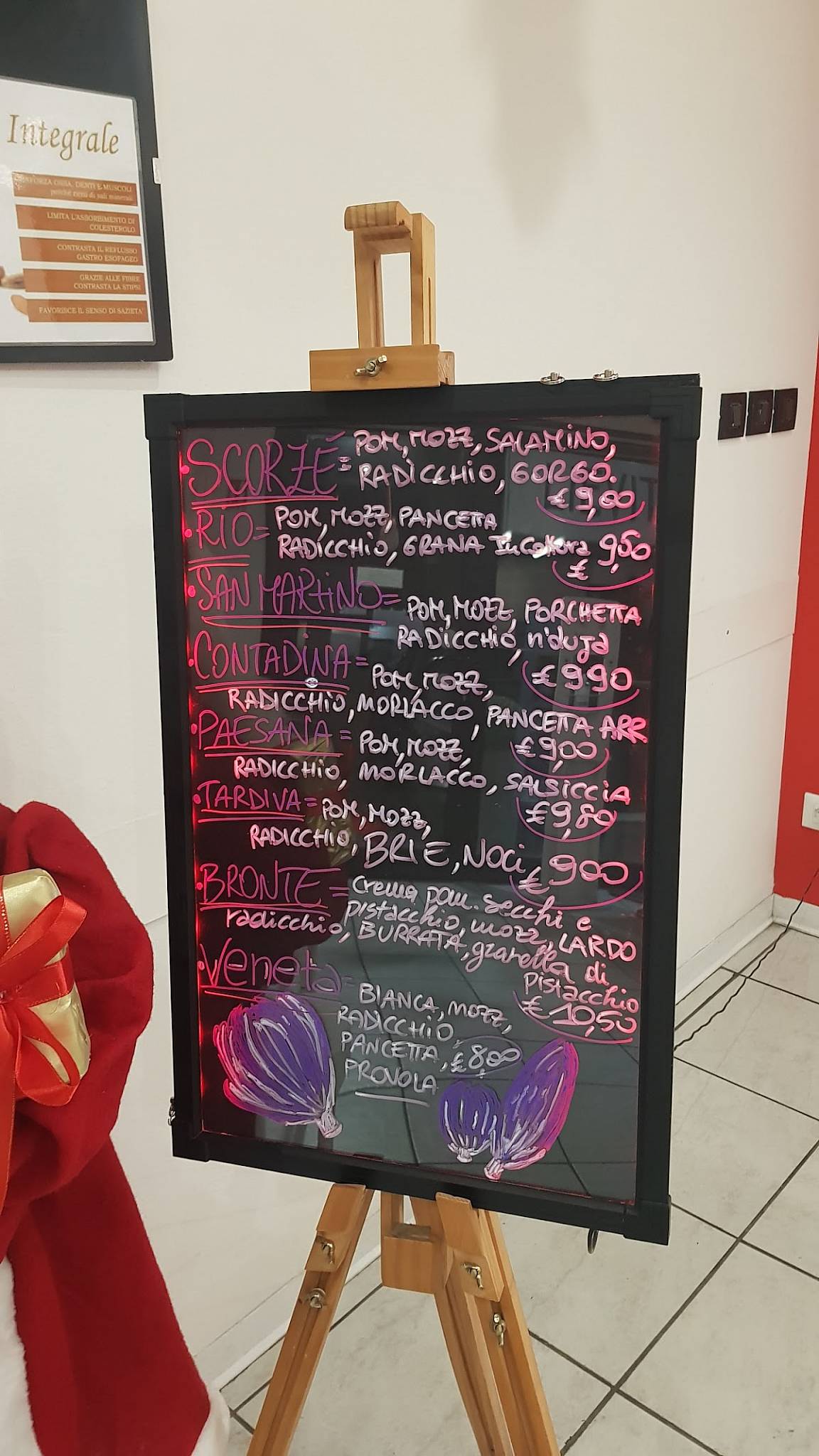 Menu di Pizzaway 
