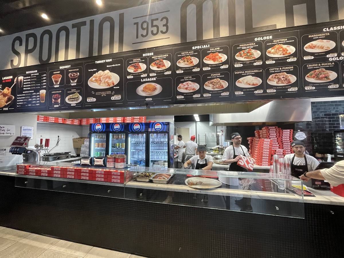 Menu di Spontini 