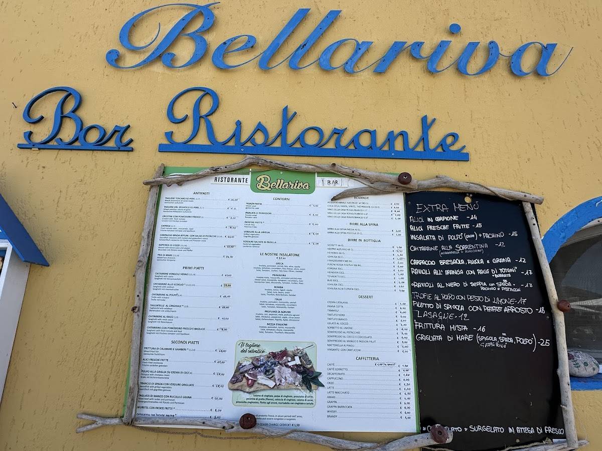 Menu di Ristorante Bellariva 