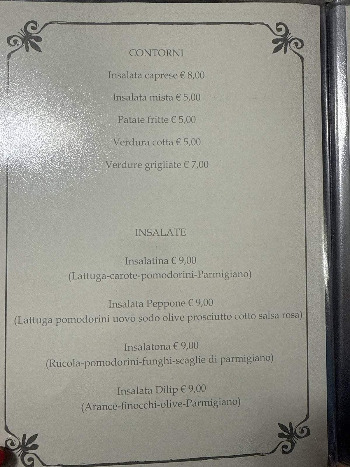Menu di Ristorante Peppone Perugia 