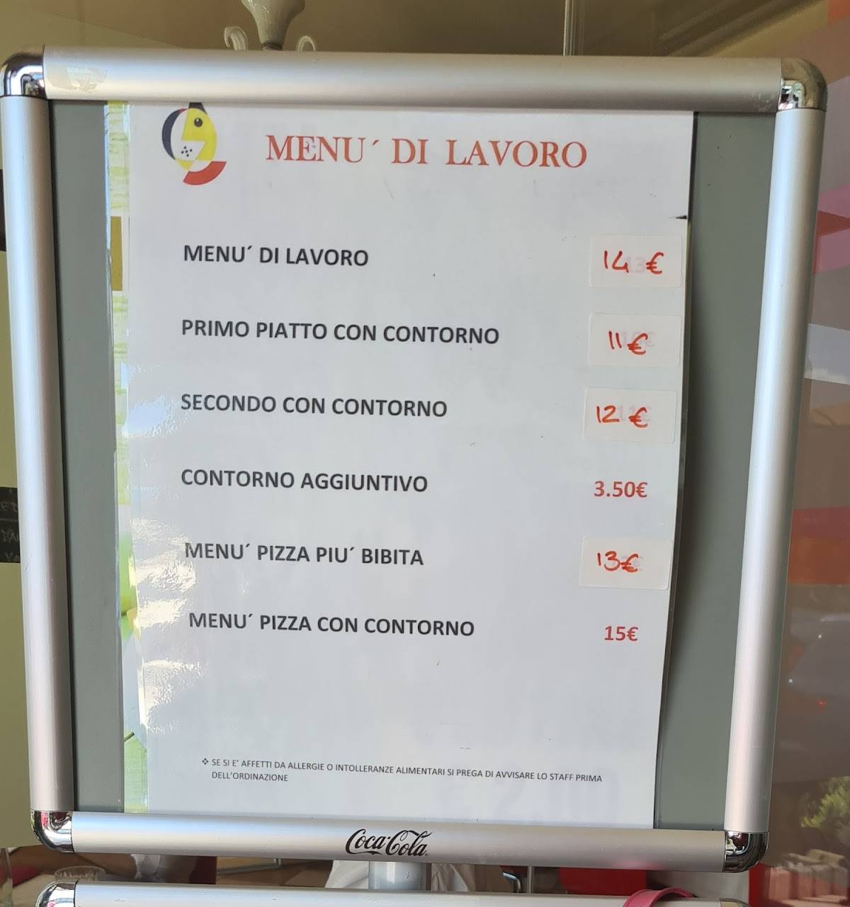Menu di Pizzeria Ristorante Residenza Sale E Pepe 