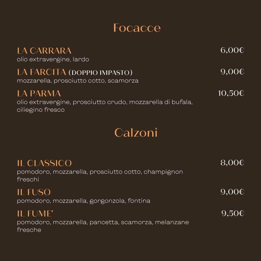 Menu di Rustico Savigliano 
