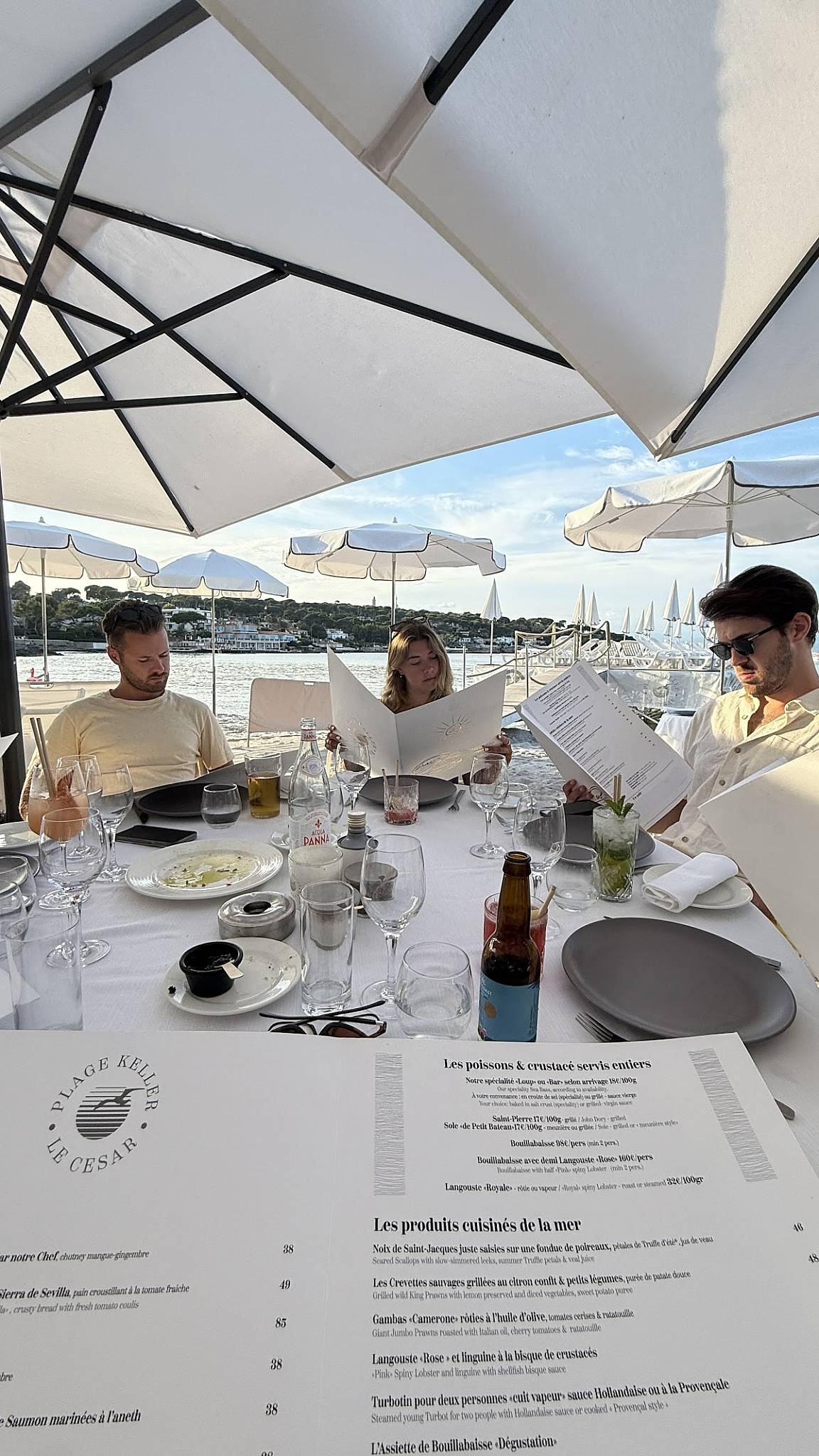 Menu de Plage Keller