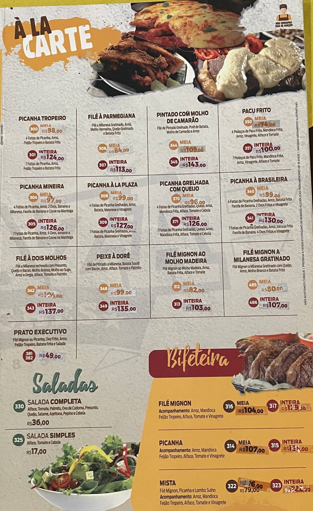 Plaza Lanches cardápio