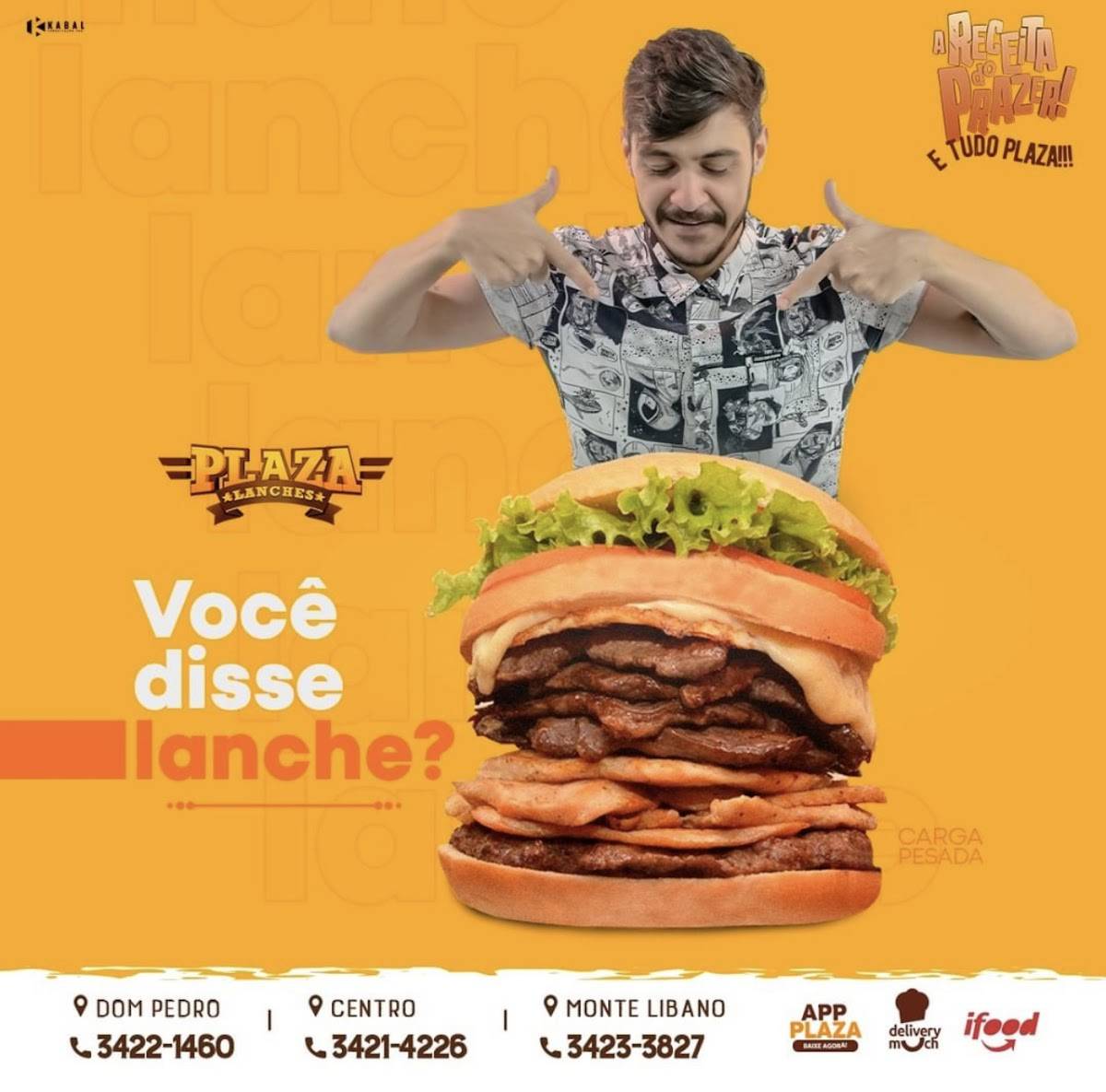 Plaza Lanches cardápio