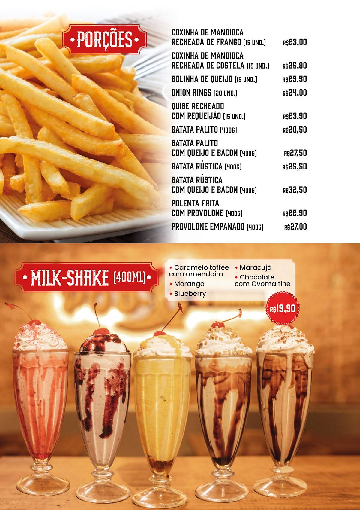 Pod-C Burguer cardápio