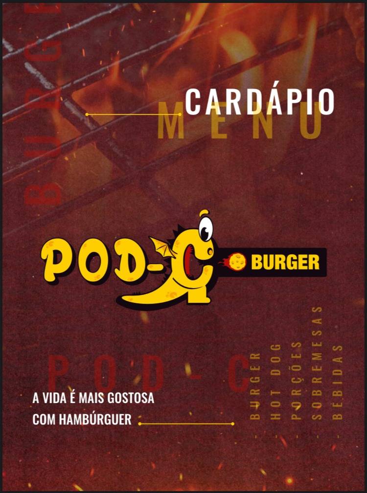 Pod-C Burguer cardápio