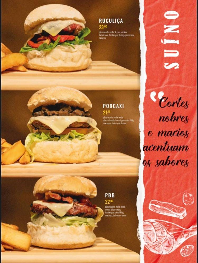 Pod-C Burguer cardápio