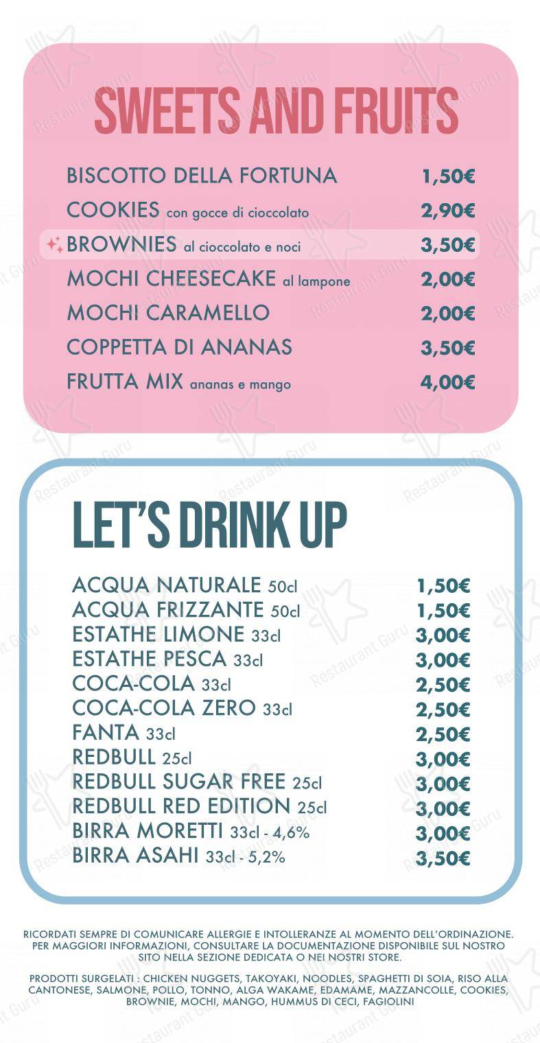 Poké Factory Casinalbo in Formigine - Menu