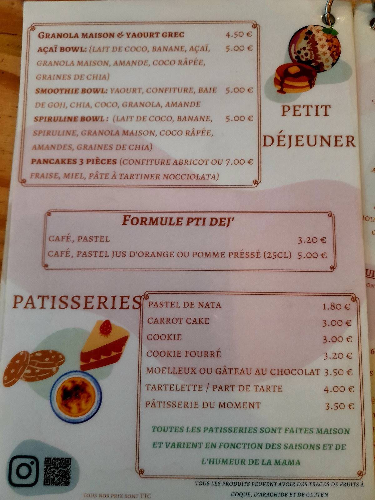 Menu de Poke'inho