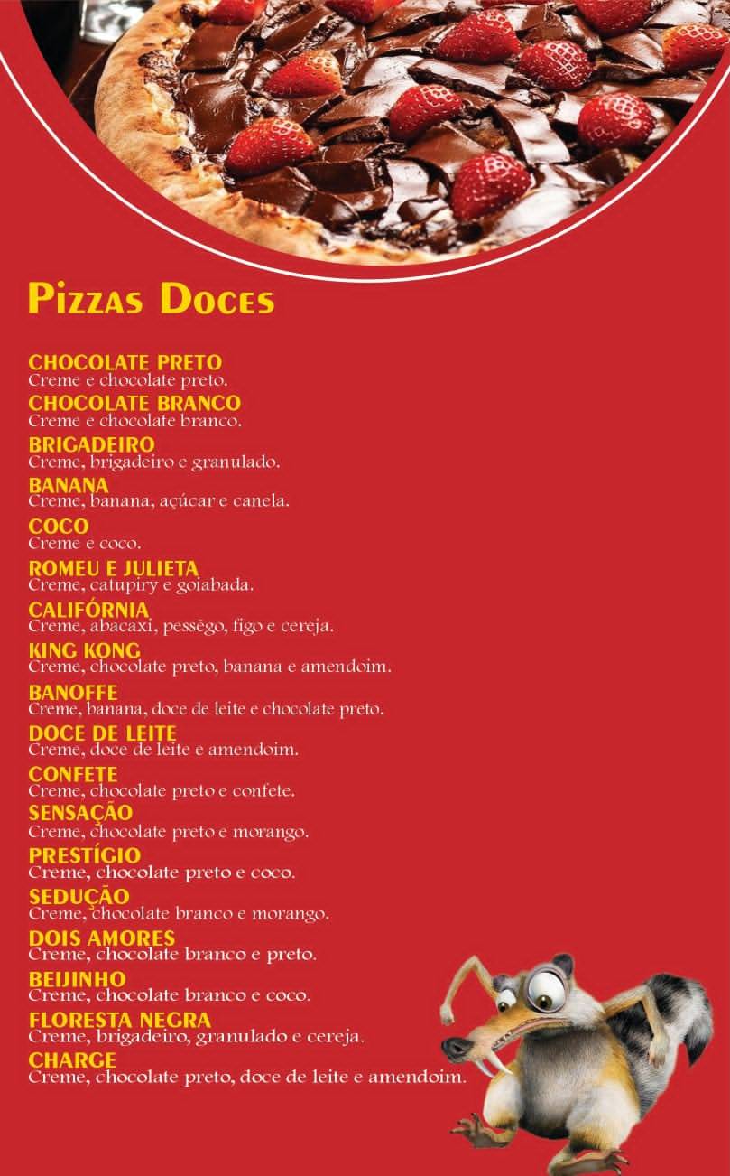 Stigadão Lanches E Pizzas Ronda cardápio