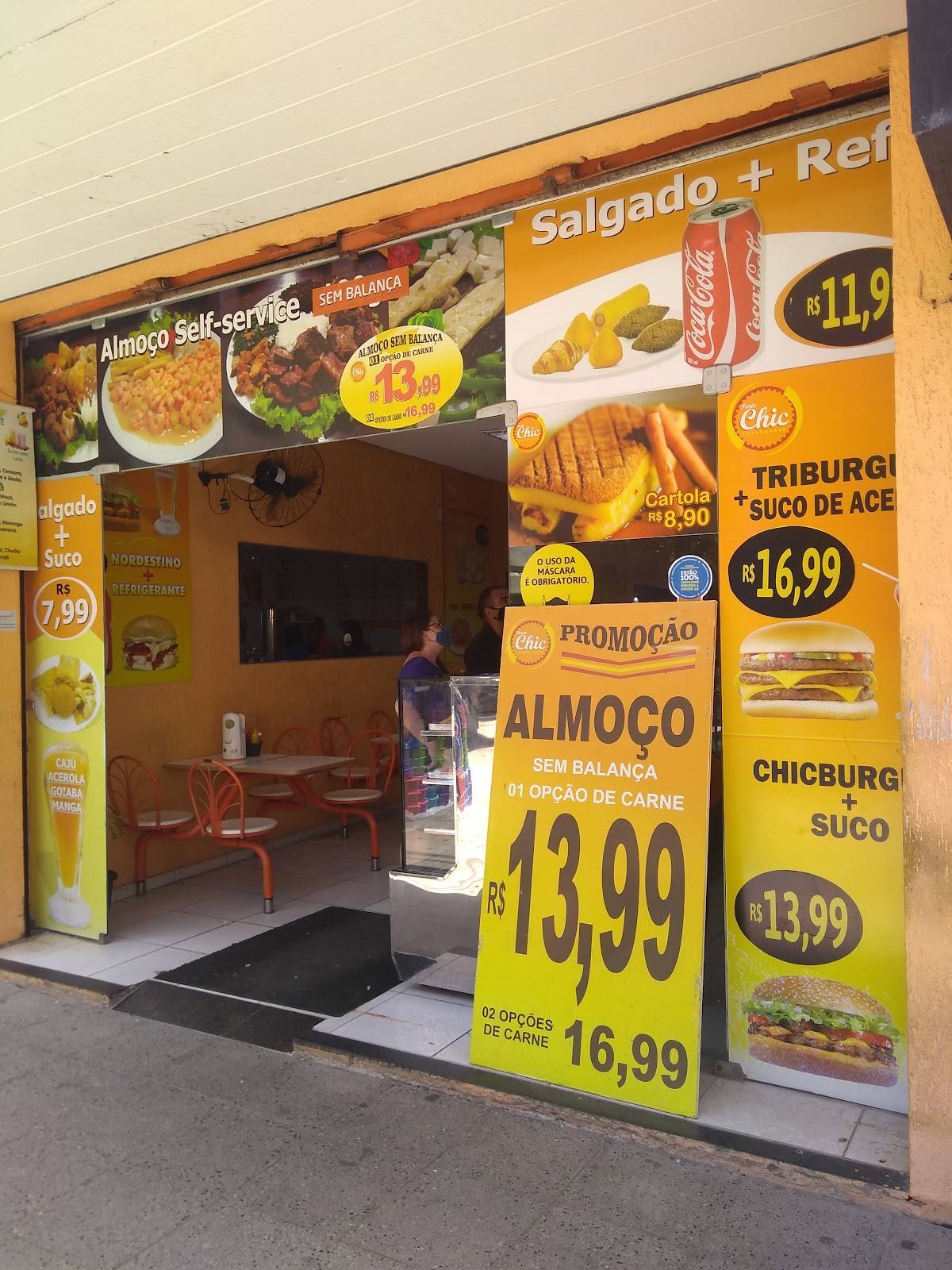 Ponto Chic cardápio