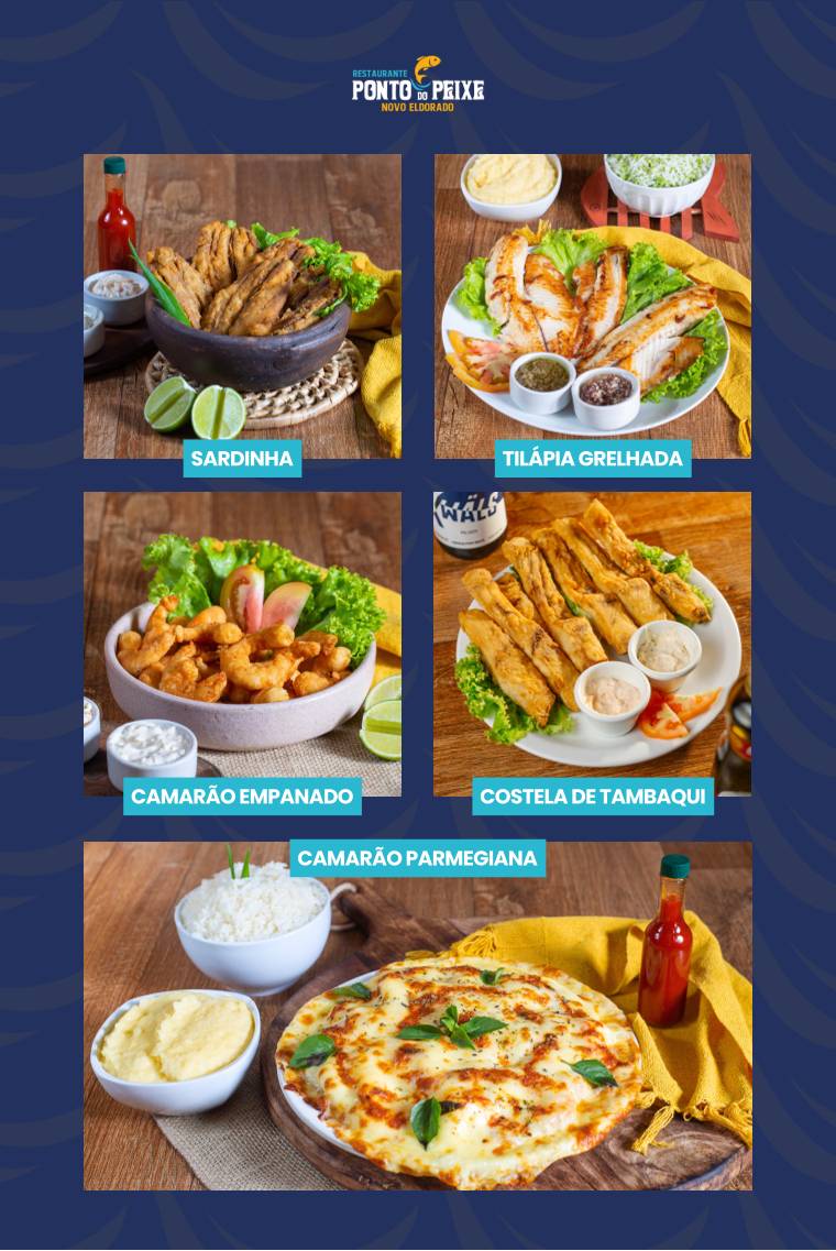 Ponto Do Peixe Novo Eldorado cardápio
