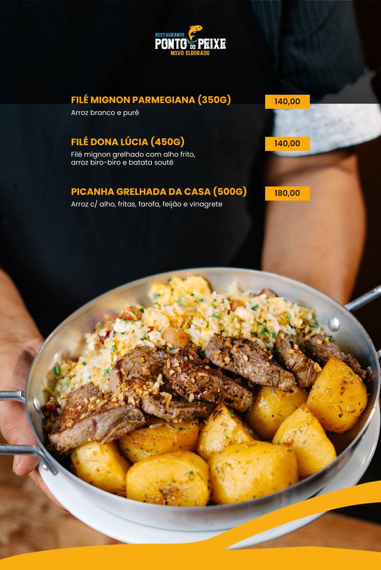 Ponto Do Peixe Novo Eldorado cardápio
