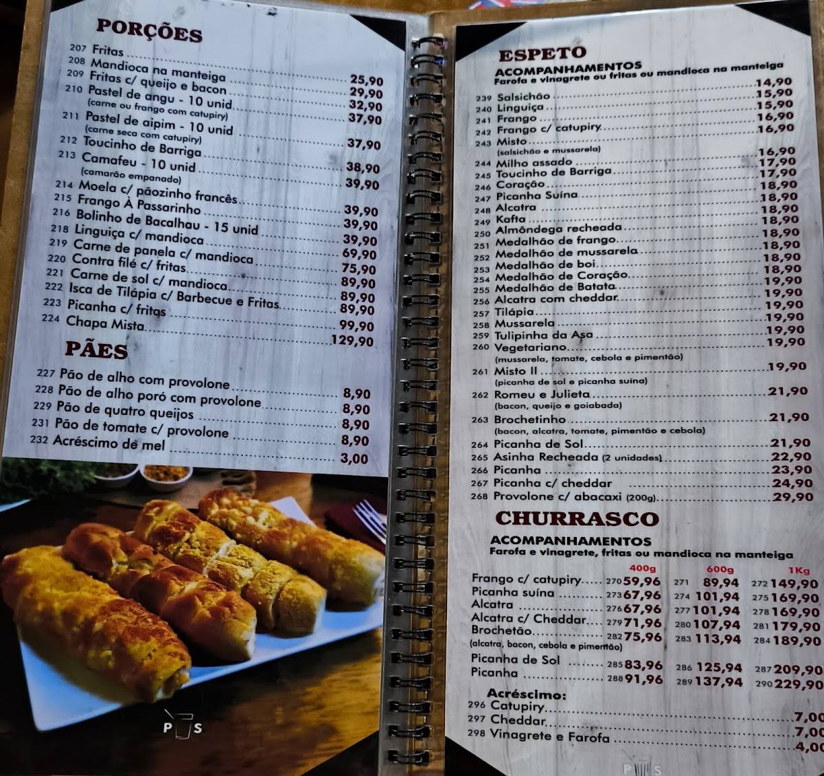 Ponto Savassi cardápio