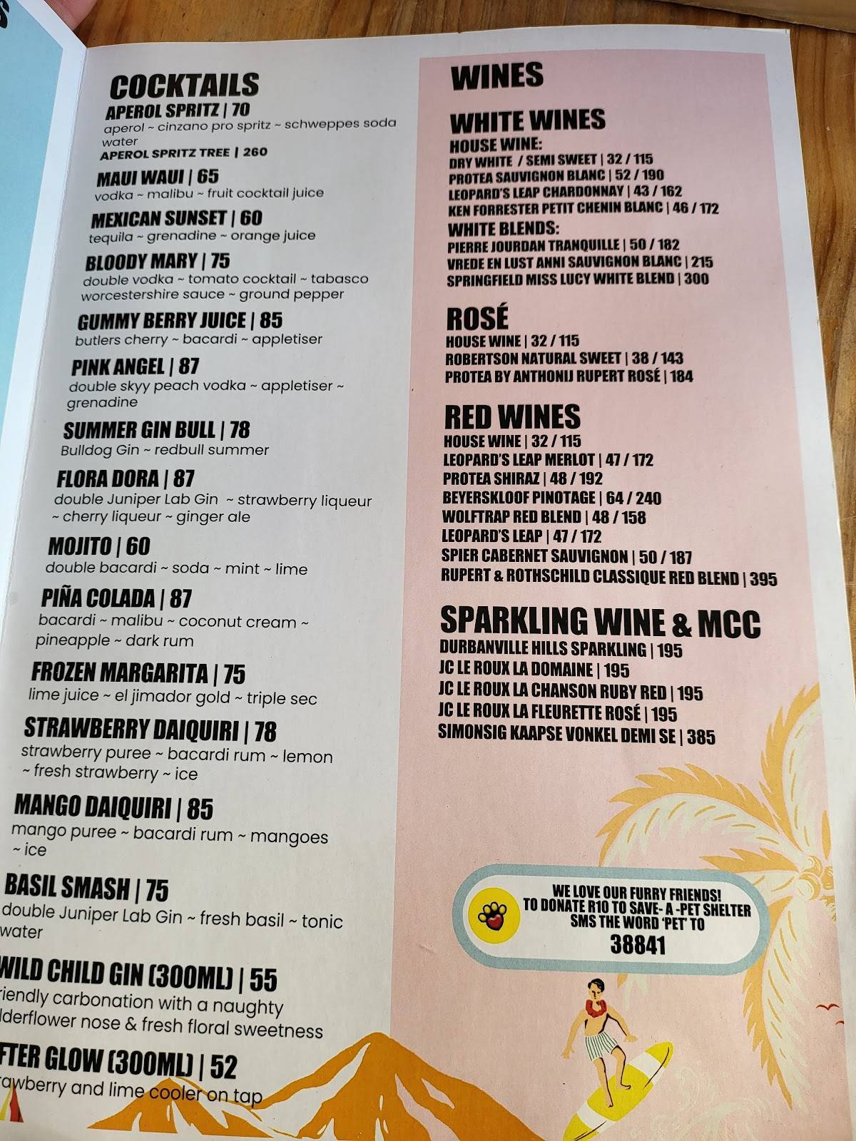 Menu At Something Good Roadhouse Restaurant Port Elizabeth